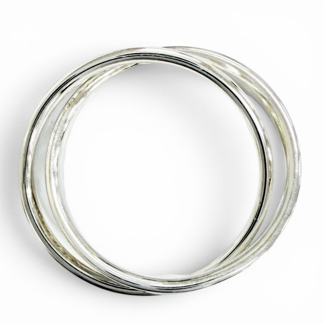 Excellent TIFFANY&Co. Ring 1837 Interlocking Circle Ring Purchased 925