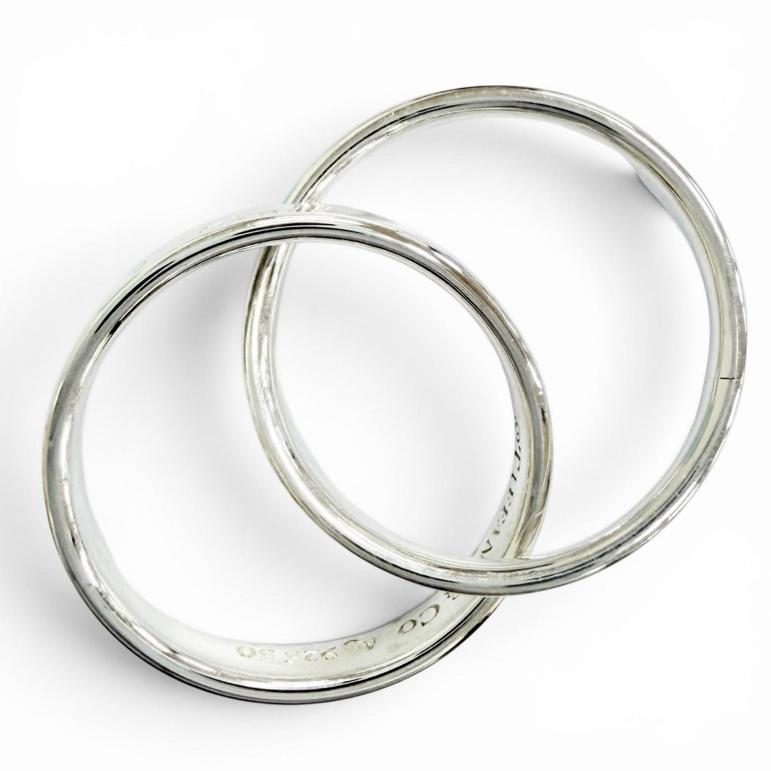 Excellent TIFFANY&Co. Ring 1837 Interlocking Circle Ring Purchased 925