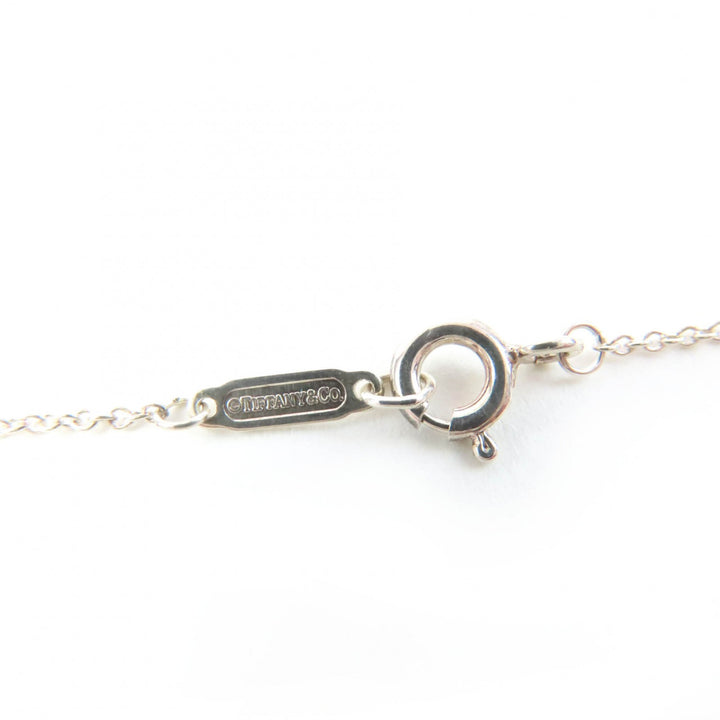 Great TIFFANY&Co. Necklace Mini Double Heart Tag Necklace Silver AG925 Women