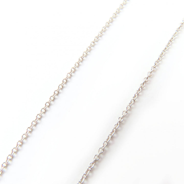Great TIFFANY&Co. Necklace Mini Double Heart Tag Necklace Silver AG925 Women