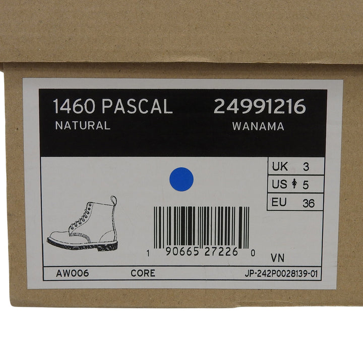 Pristine Dr.Martens short boots 1460 PASCAL pink beige leather Women