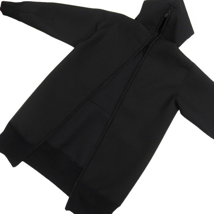 Great Sacai one piece Suiting Bonding Hoodie black polyester Women 3 23-06769