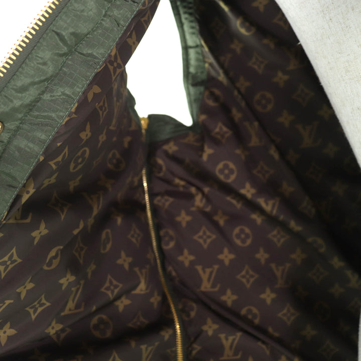 Pristine LOUIS VUITTON Down vest khaki Nylon Women 38