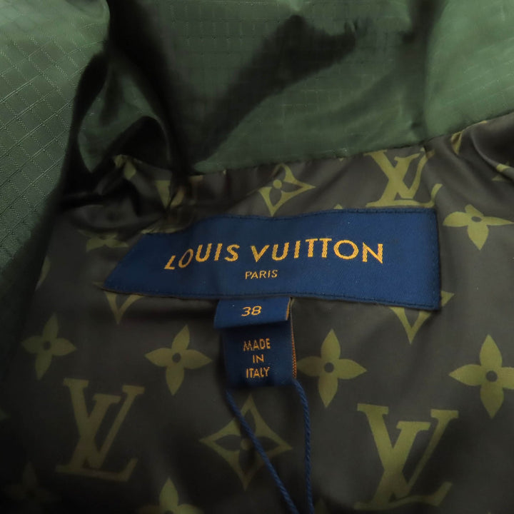 Pristine LOUIS VUITTON Down vest khaki Nylon Women 38