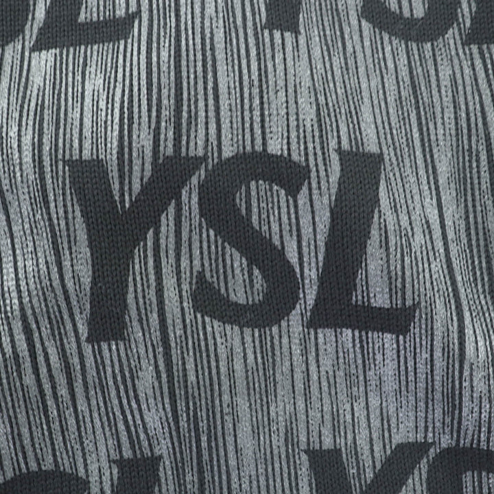 Excellent YVES SAINT LAURENT Short sleeve knit black wool Women M