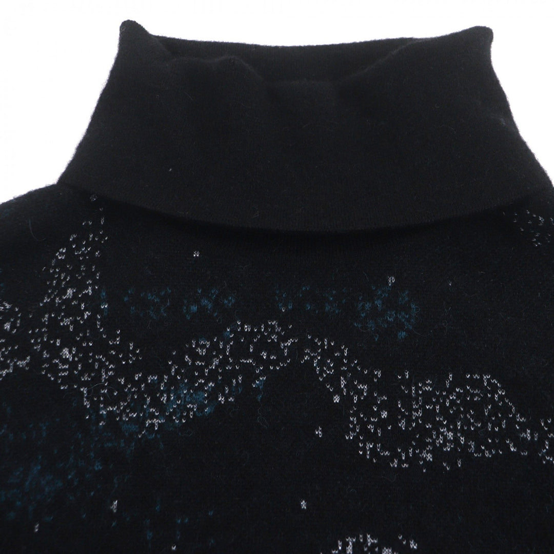 素晴らしいDIOR Peter Doigセーター ブラック ブルー モヘア メンズ L 143M649AT276