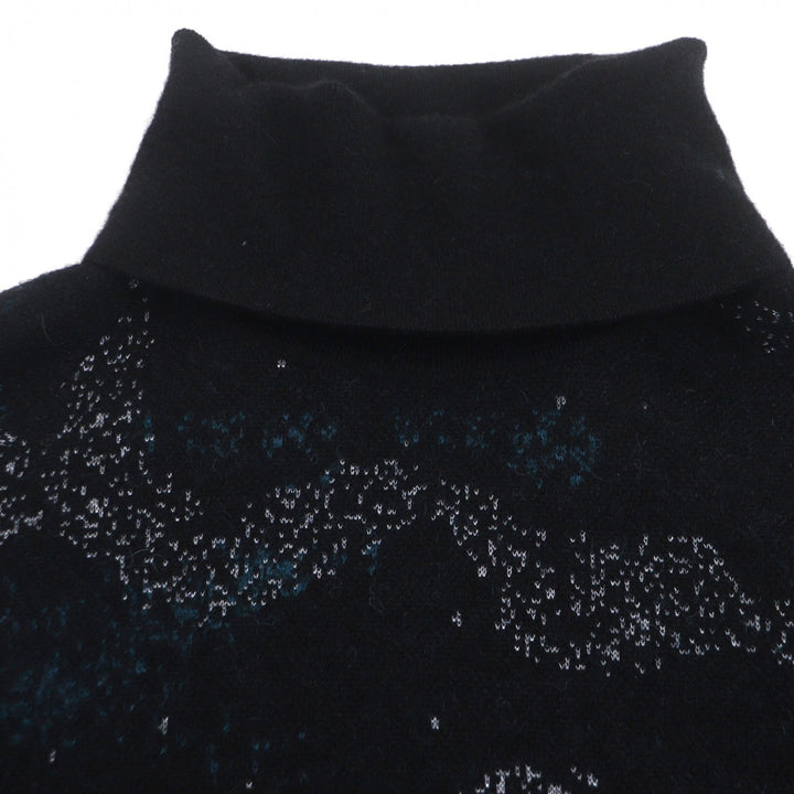 素晴らしいDIOR Peter Doigセーター ブラック ブルー モヘア メンズ L 143M649AT276
