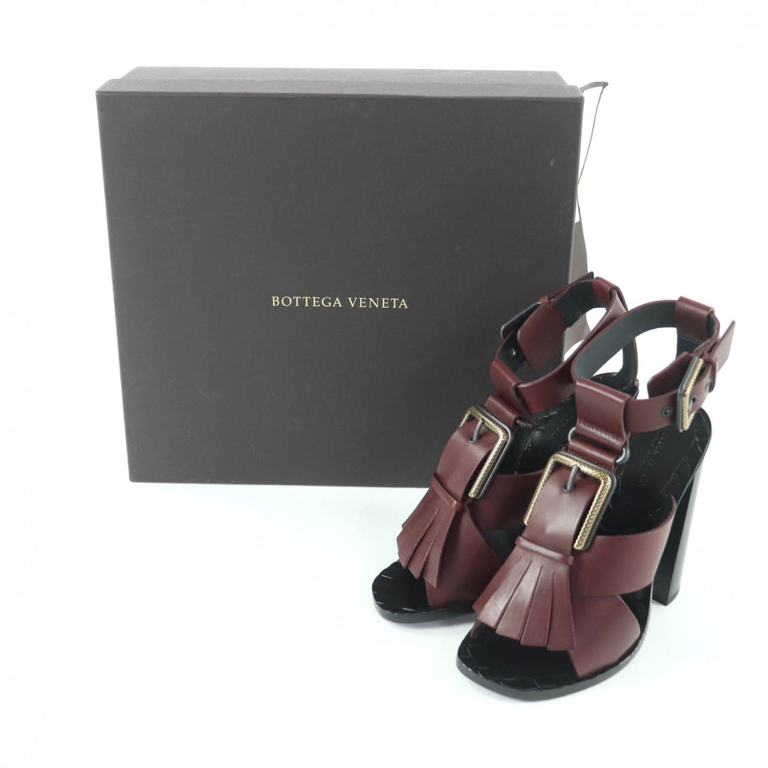 新品 BOTTEGAVENETA サンダル レザー レディース 35