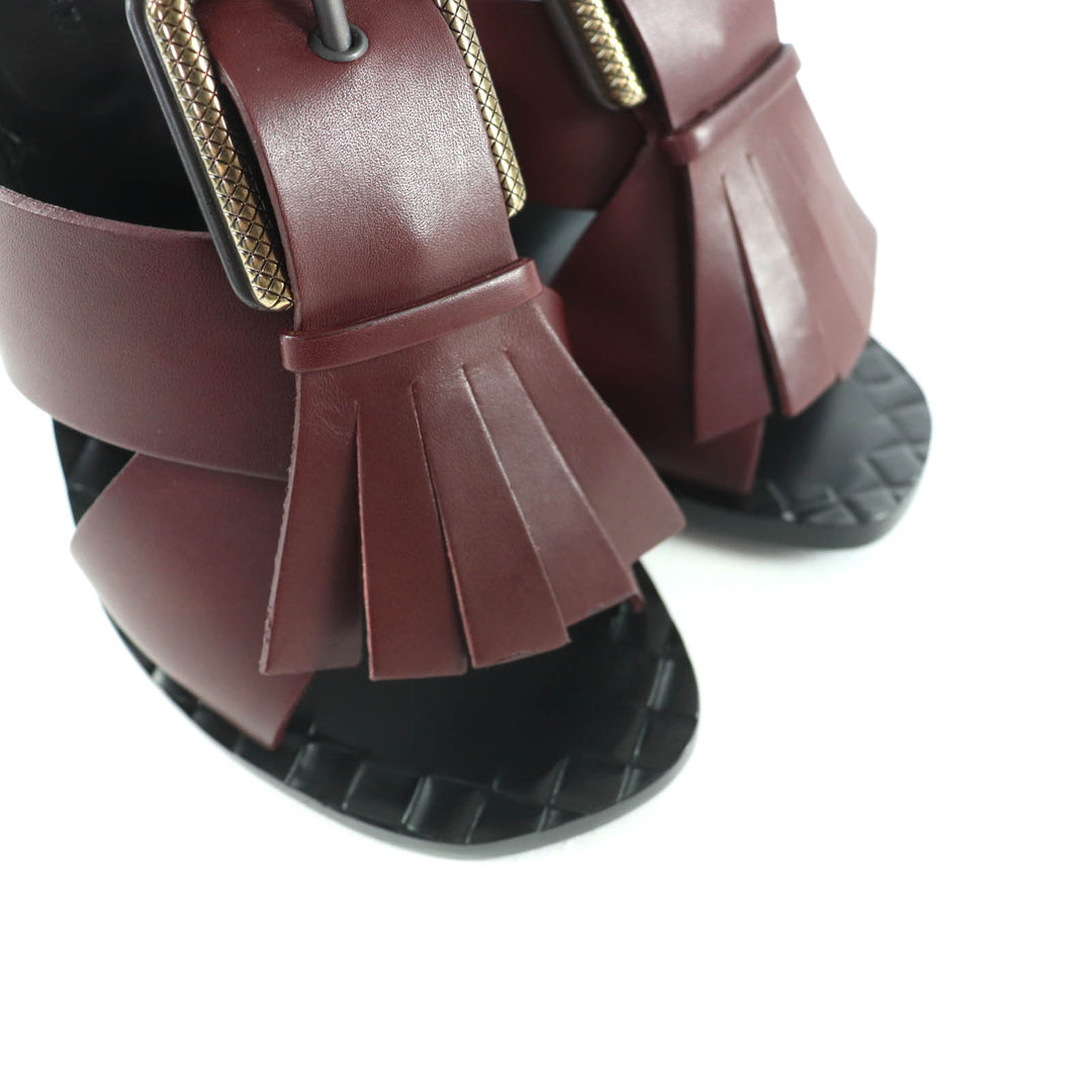 全新 BOTTEGAVENETA 女士真皮凉鞋 35