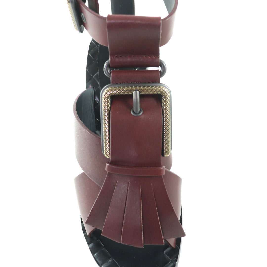 全新 BOTTEGAVENETA 女士真皮凉鞋 35