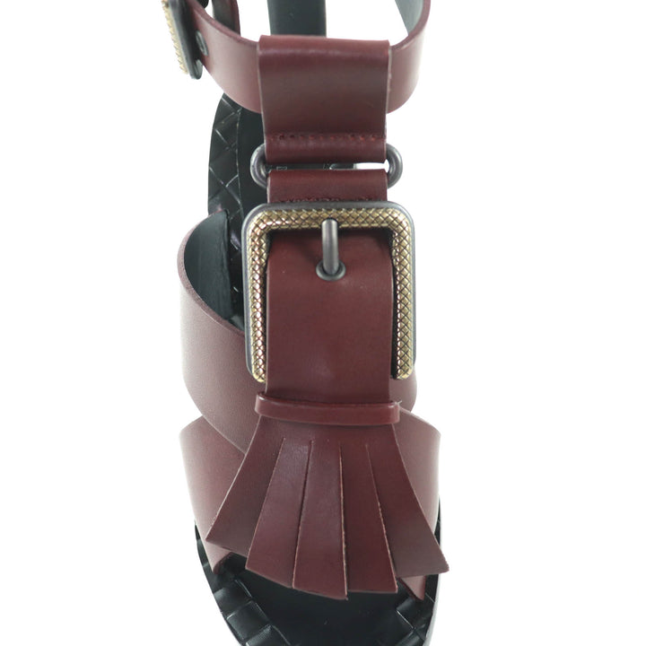 全新 BOTTEGAVENETA 女士真皮凉鞋 35