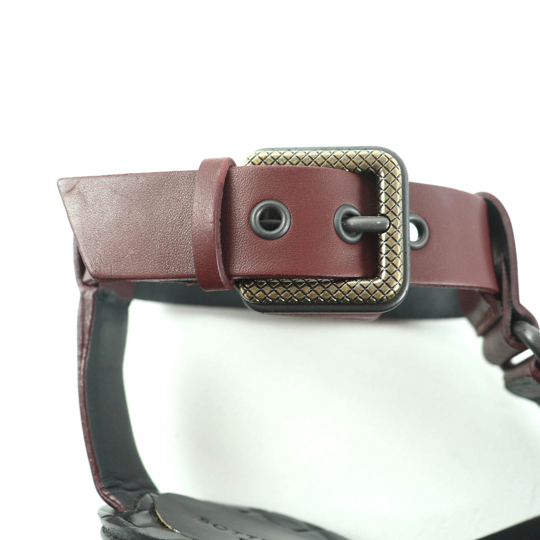 新品 BOTTEGAVENETA サンダル レザー レディース 35