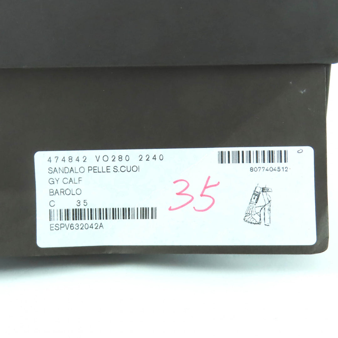 全新 BOTTEGAVENETA 女士真皮凉鞋 35