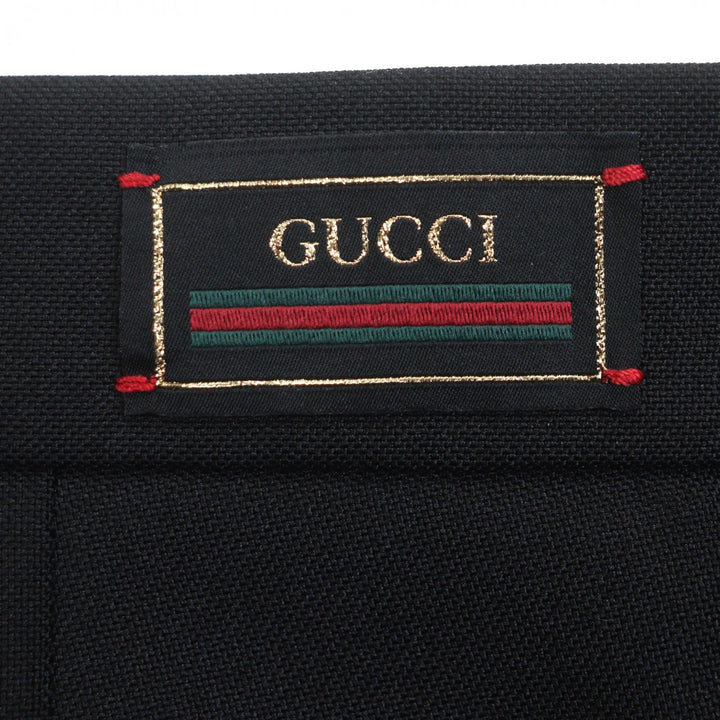 素晴らしい GUCCI スラックス ブラック ポリエステル メンズ 48 751787