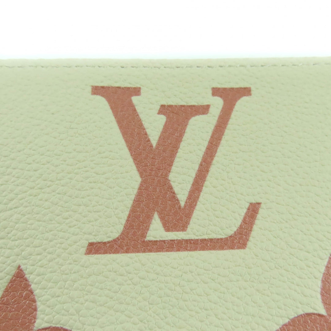 Pristine LOUIS VUITTON Purse light beige Monogram Ann Platt Women M81914