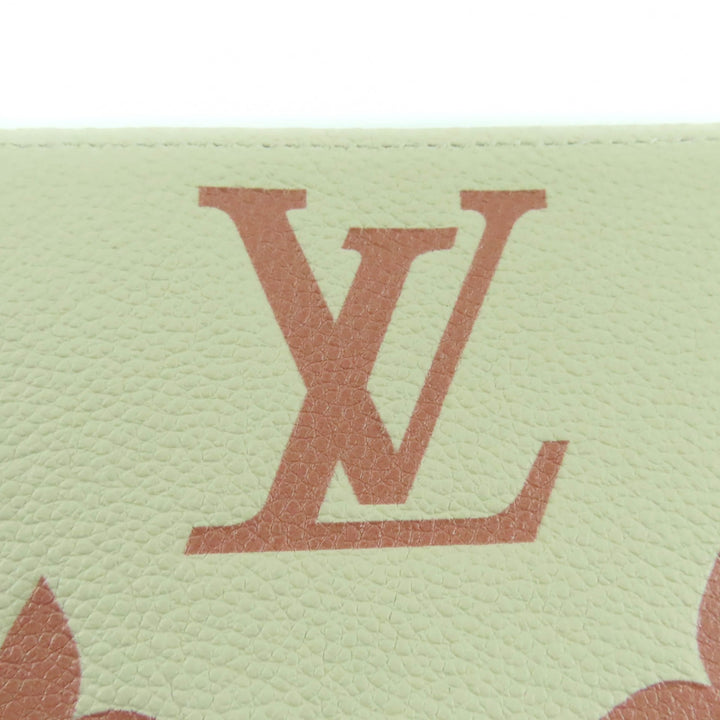Pristine LOUIS VUITTON Purse light beige Monogram Ann Platt Women M81914