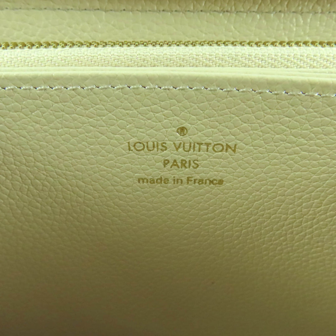 Pristine LOUIS VUITTON Purse light beige Monogram Ann Platt Women M81914