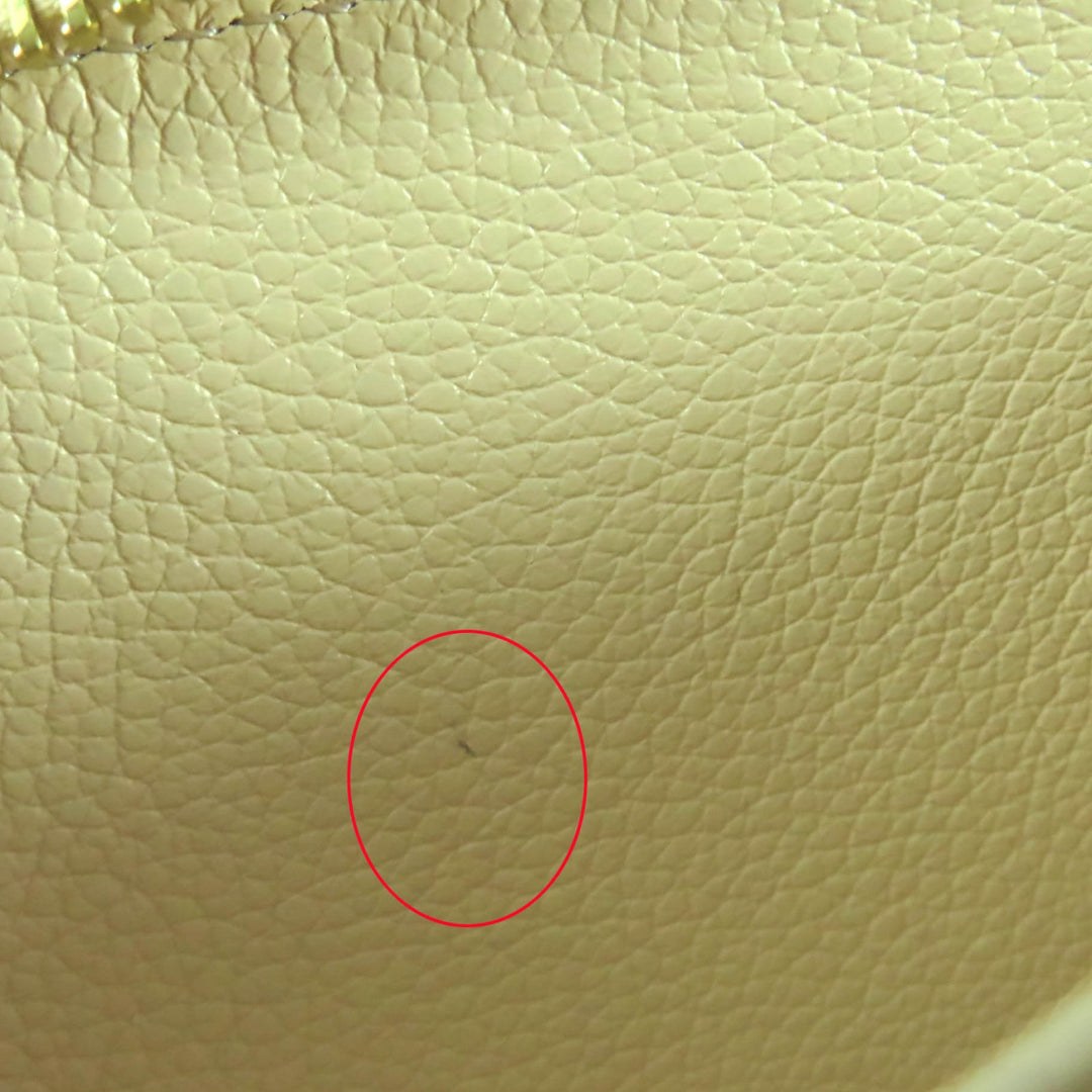Pristine LOUIS VUITTON Purse light beige Monogram Ann Platt Women M81914