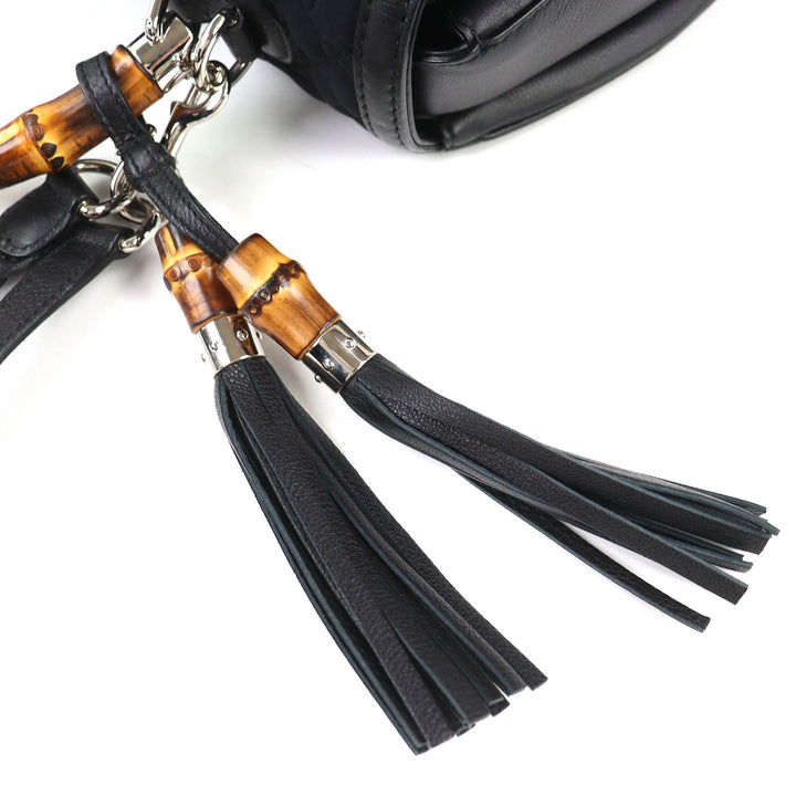 Excellent GUCCI Shoulder Bag Microsima New Bamboo 2-Way Handbag Chain 240241