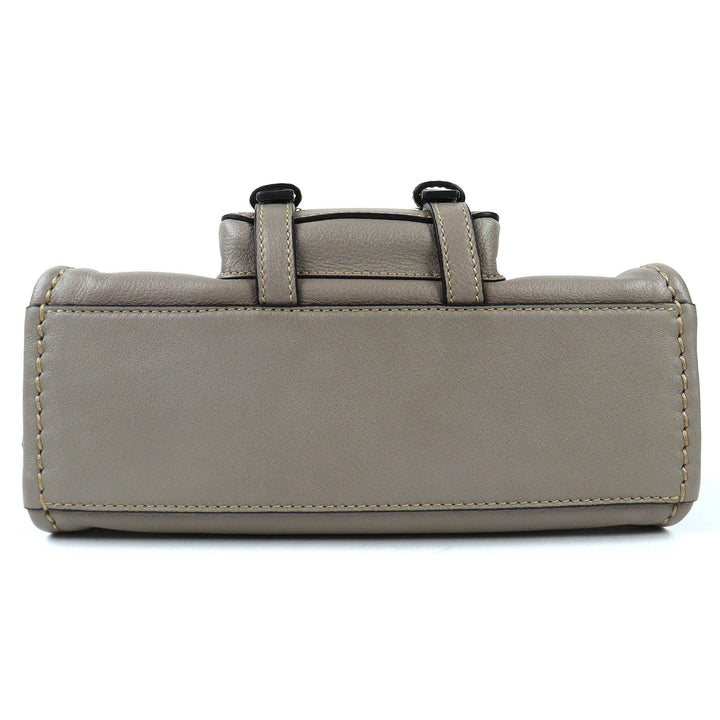 Excellent Chloe Shoulder Bag EDITH MINI BAG 2WAY handbag gray CHC21WS451F43053