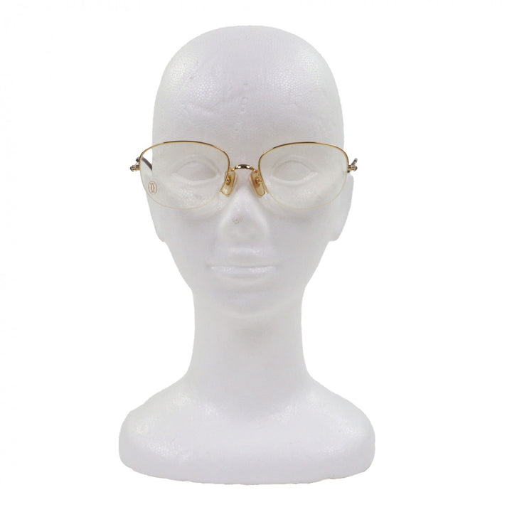 Great Cartier Glasses Trinity Half rim gold mens