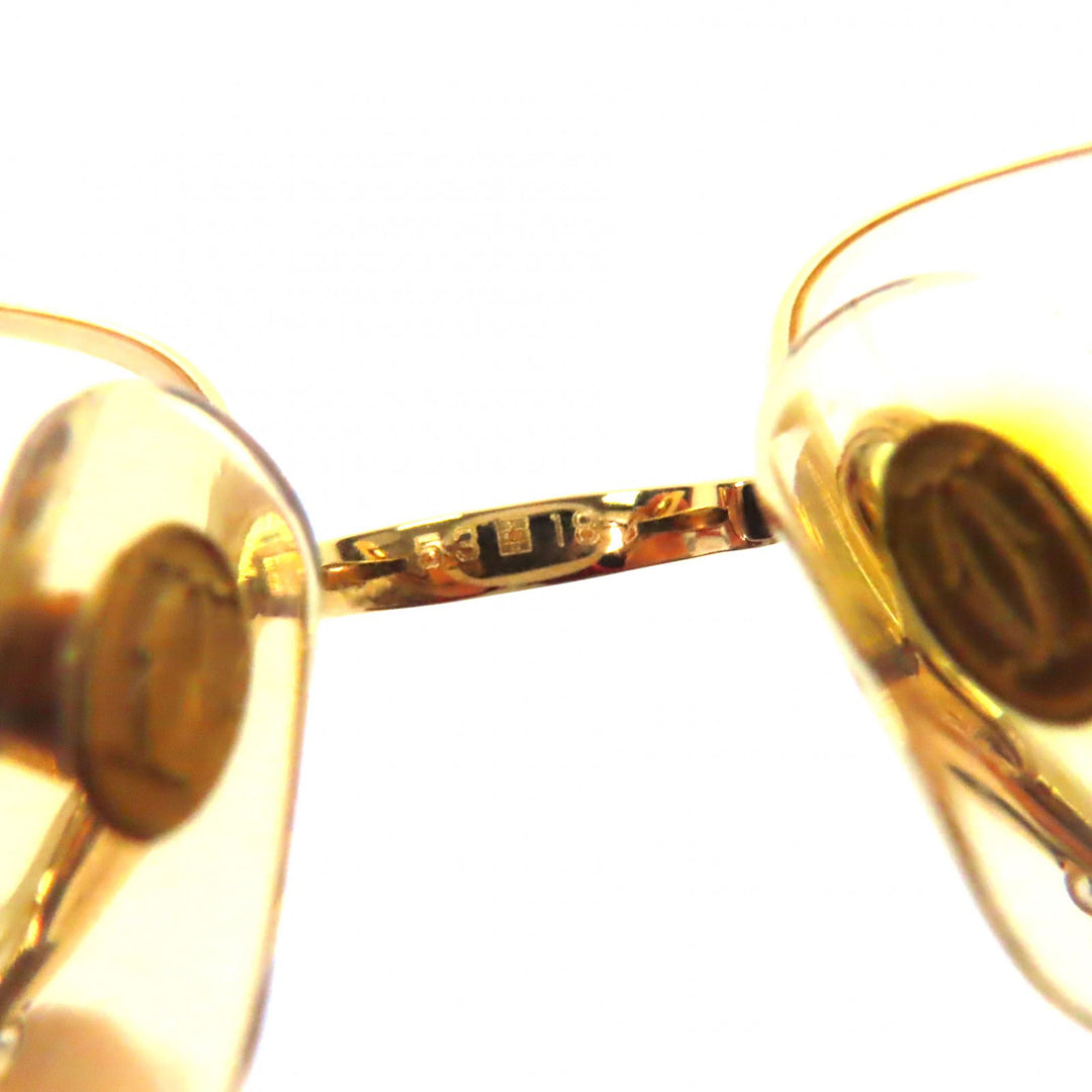 Great Cartier Glasses Trinity Half rim gold mens