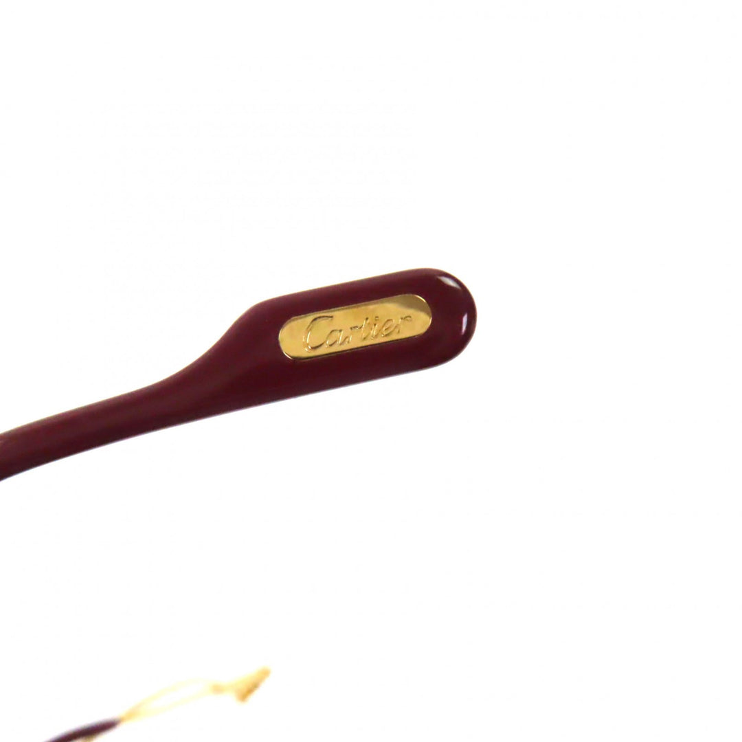 Great Cartier Glasses Trinity Half rim gold mens