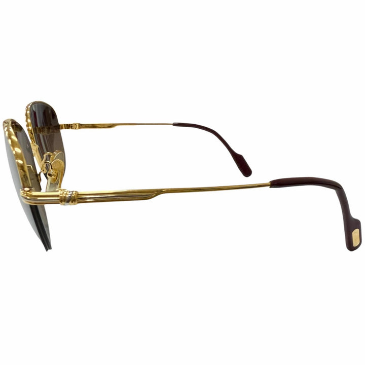 Great Cartier sunglasses 140 Trinity Half-Rim gold mens