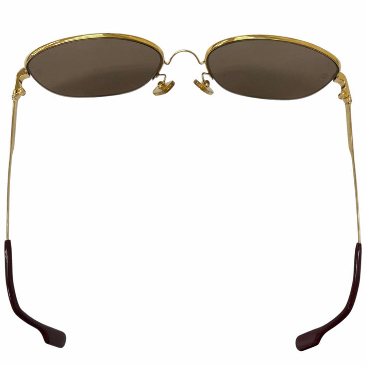 Great Cartier sunglasses 140 Trinity Half-Rim gold mens