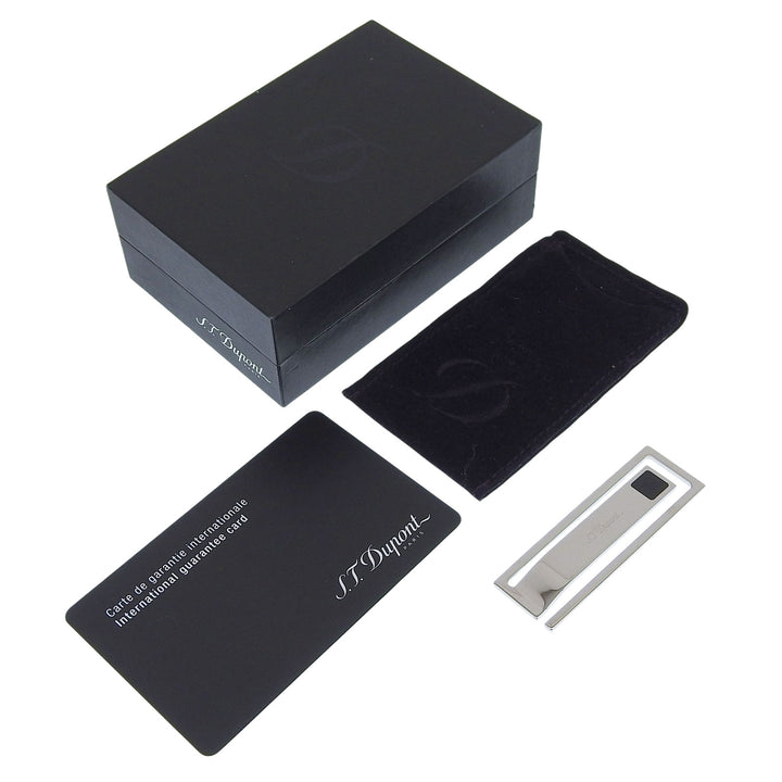 Great Dupont Money clip Bill Clip with Logo Silver metal mens