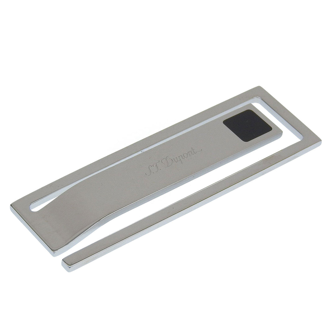 Great Dupont Money clip Bill Clip with Logo Silver metal mens