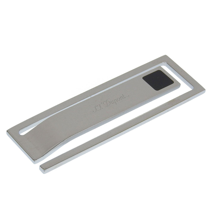 Great Dupont Money clip Bill Clip with Logo Silver metal mens