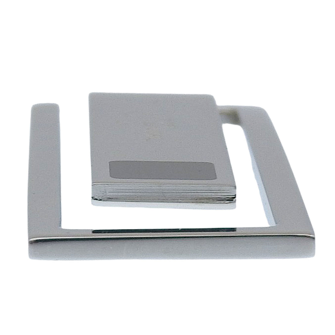Great Dupont Money clip Bill Clip with Logo Silver metal mens