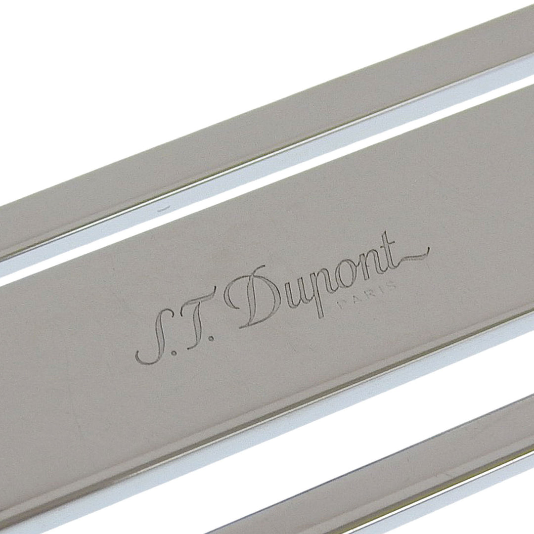 Great Dupont Money clip Bill Clip with Logo Silver metal mens