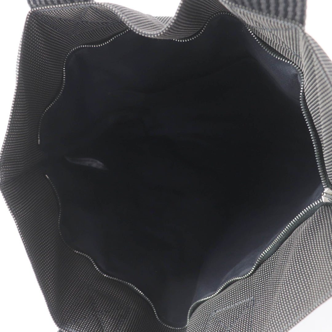Great HERMES Tote Bag Her Line Cabas Handbag gray polyamide Women