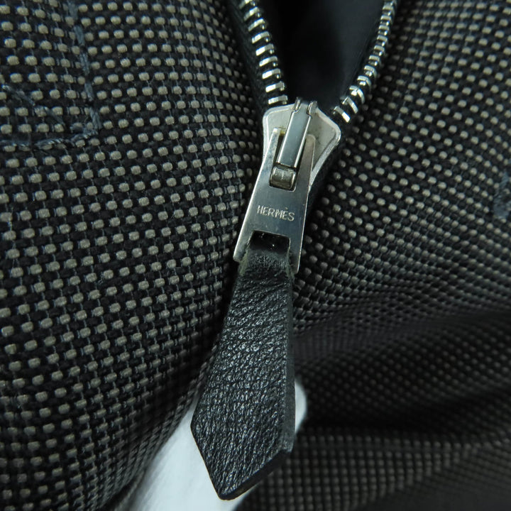 Great HERMES Tote Bag Her Line Cabas Handbag gray polyamide Women