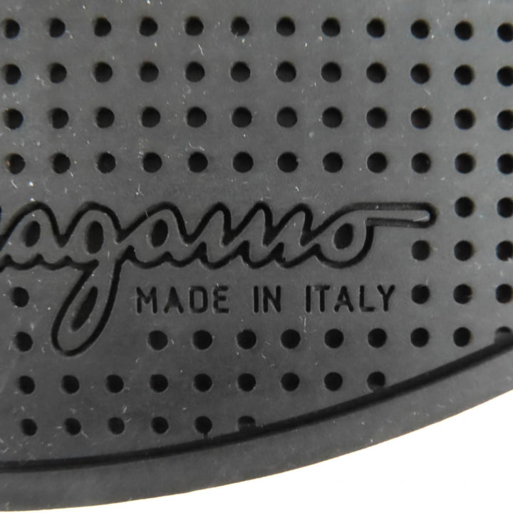 Excellent Salvatore Ferragamo High cut sneakers black leather Women 7.5 SL09766