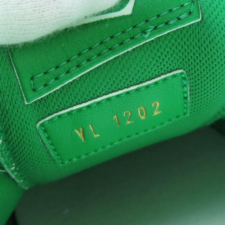 Great LOUIS VUITTON Low cut sneakers LV logo leather white leather Women 37