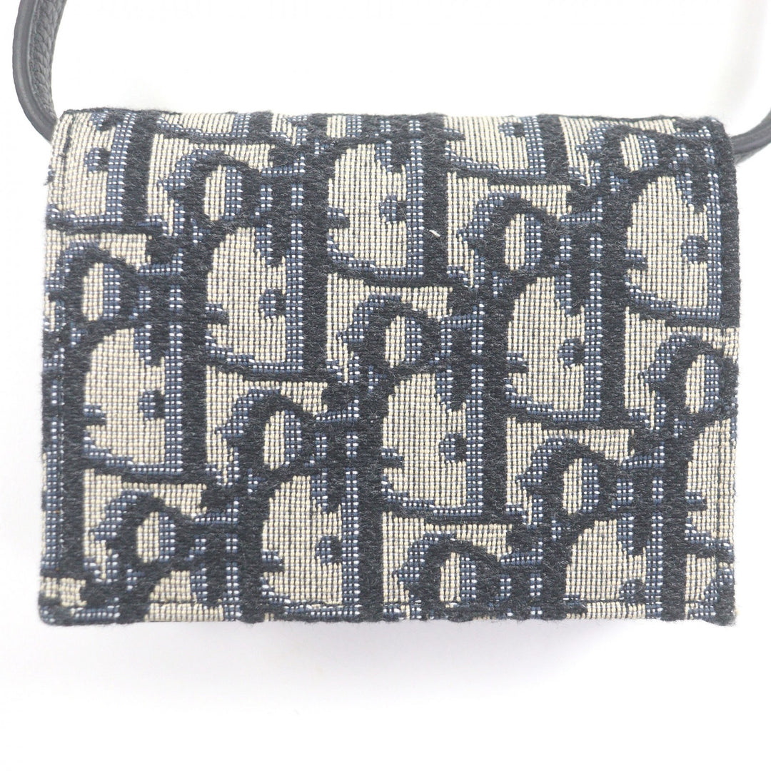 Great DIOR Other bag Oblique Shoulder Strap Nano Pouch beige canvas mens