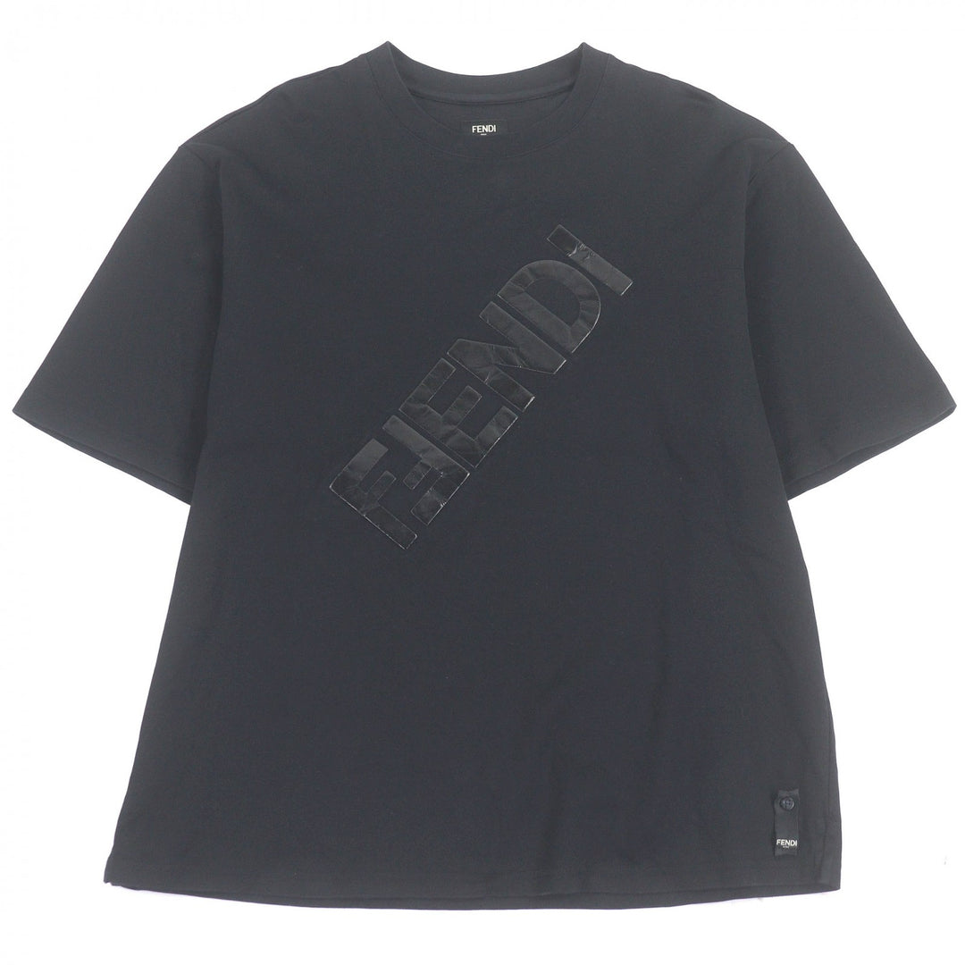 Great FENDI Short sleeve T-shirt Embossed logo crew neck T-shirt M FY1129