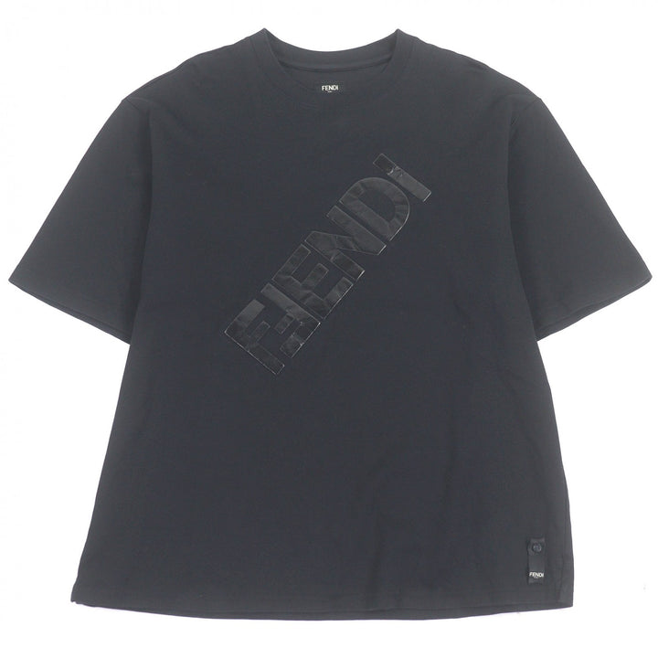 Great FENDI Short sleeve T-shirt Embossed logo crew neck T-shirt M FY1129
