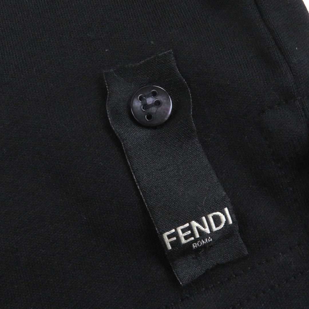 Great FENDI Short sleeve T-shirt Embossed logo crew neck T-shirt M FY1129