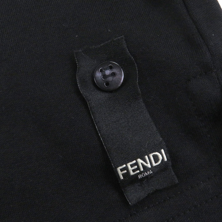 Great FENDI Short sleeve T-shirt Embossed logo crew neck T-shirt M FY1129