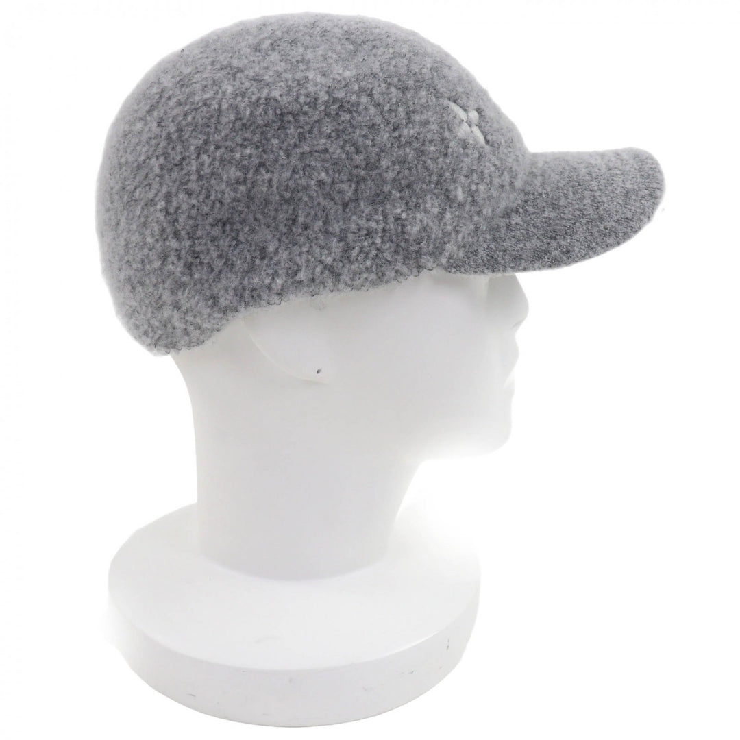 Excellent LOUIS VUITTON hat Cap Woolgram Monogram gray cotton Women M7251L