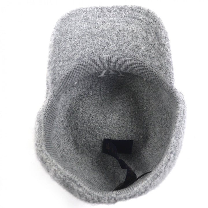 Excellent LOUIS VUITTON hat Cap Woolgram Monogram gray cotton Women M7251L
