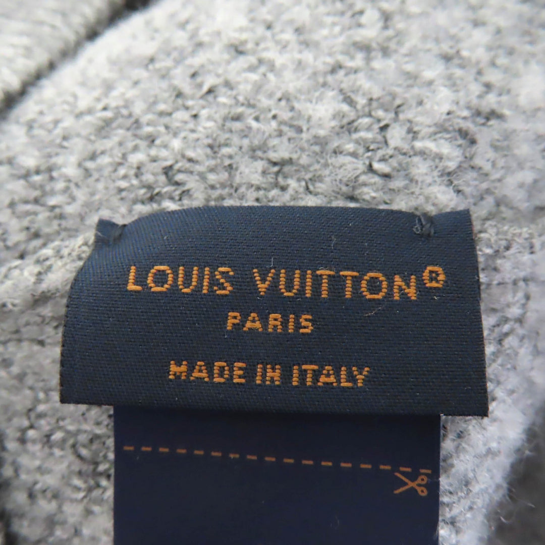 Excellent LOUIS VUITTON hat Cap Woolgram Monogram gray cotton Women M7251L