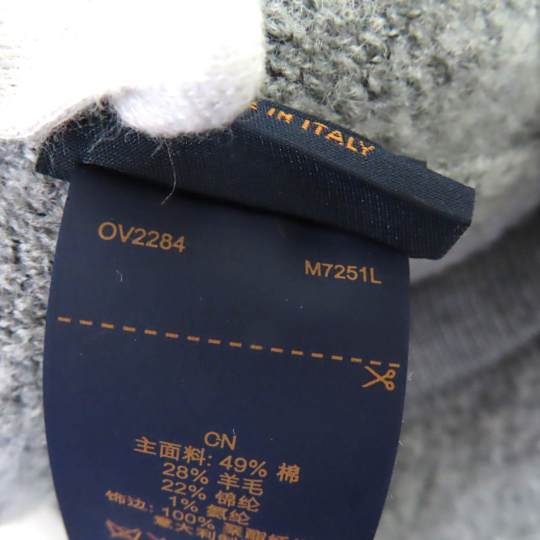 Excellent LOUIS VUITTON hat Cap Woolgram Monogram gray cotton Women M7251L