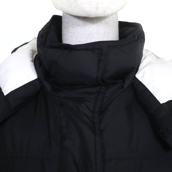 Pristine MONCLER HUGON 黑色尼龙女款羽绒服 0