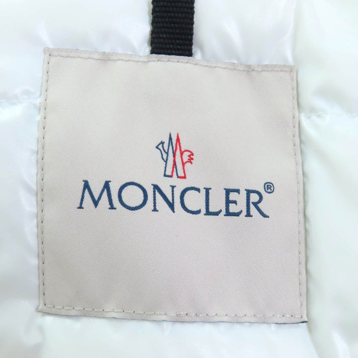 Pristine MONCLER HUGON 黑色尼龙女款羽绒服 0
