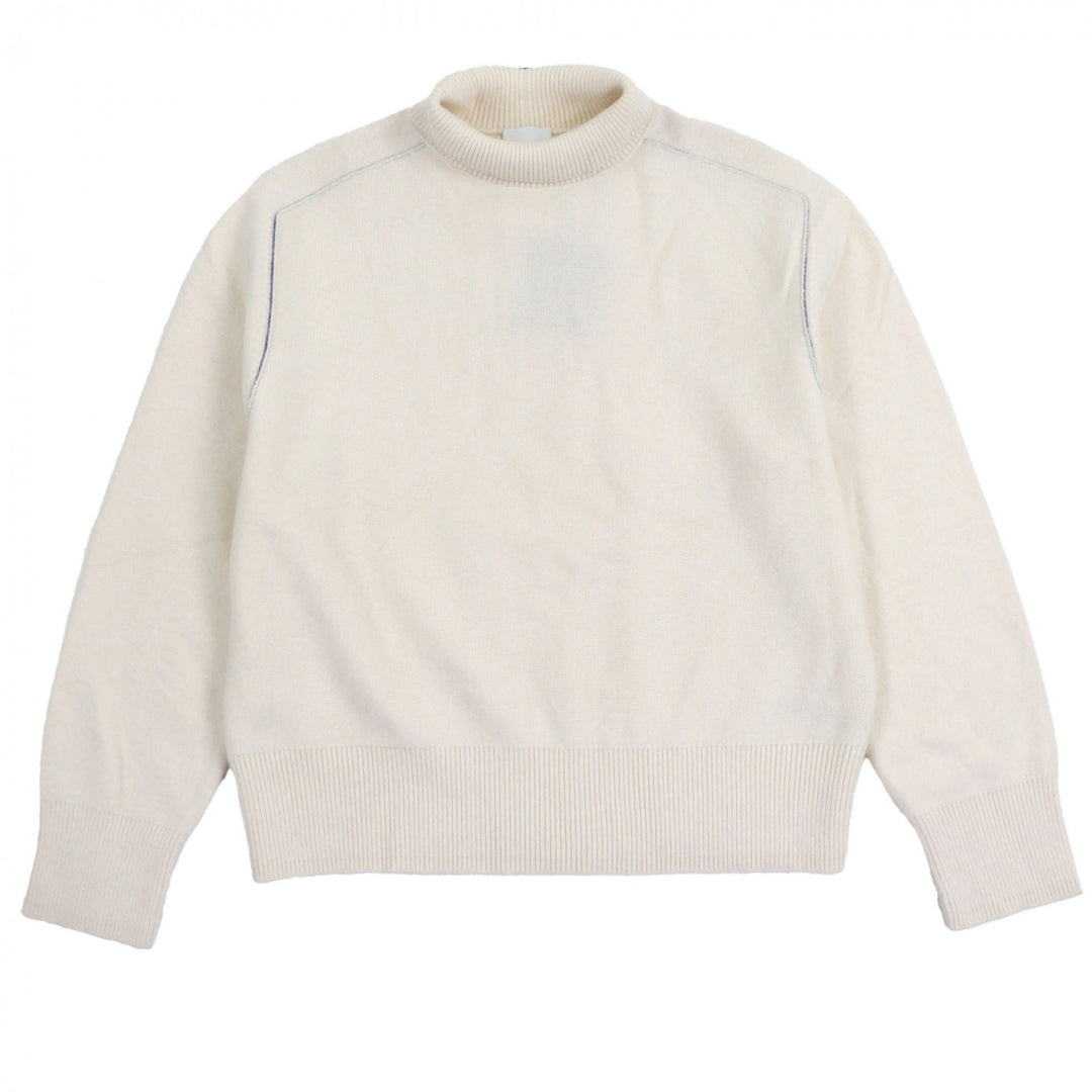 新品BURBERRY セーター ニット アイボリー ウール メンズ M 8072983